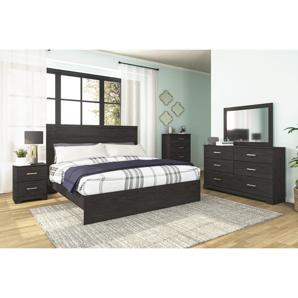 Signature Design by Ashley Belachime B2589 6 pc King Panel Bedroom Set