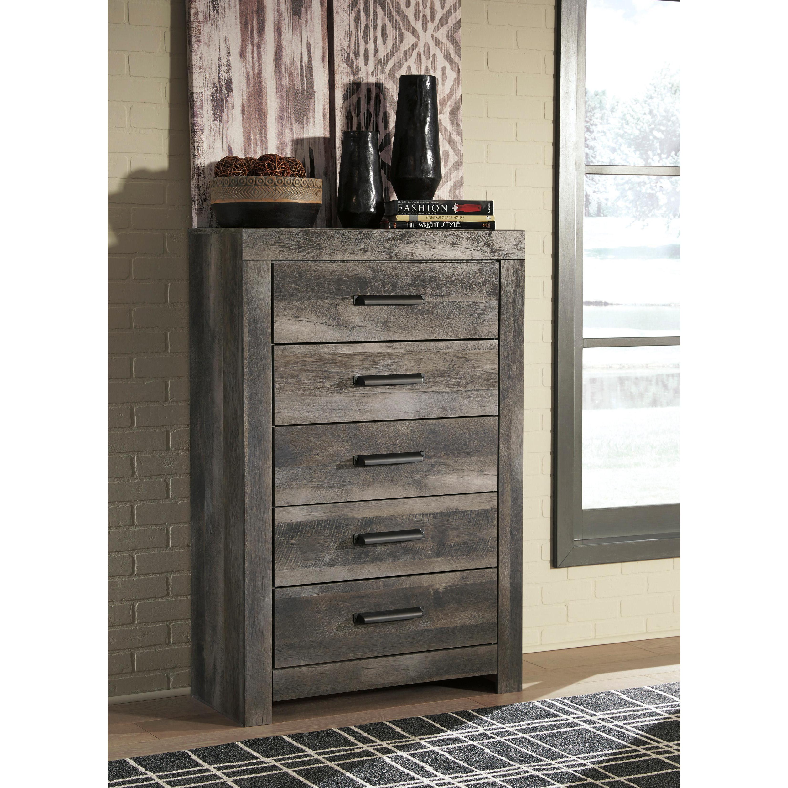  Signature Design by Ashley Wynnlow B440 6 pc King Crossbuck Panel Bedroom Set IMAGE 4