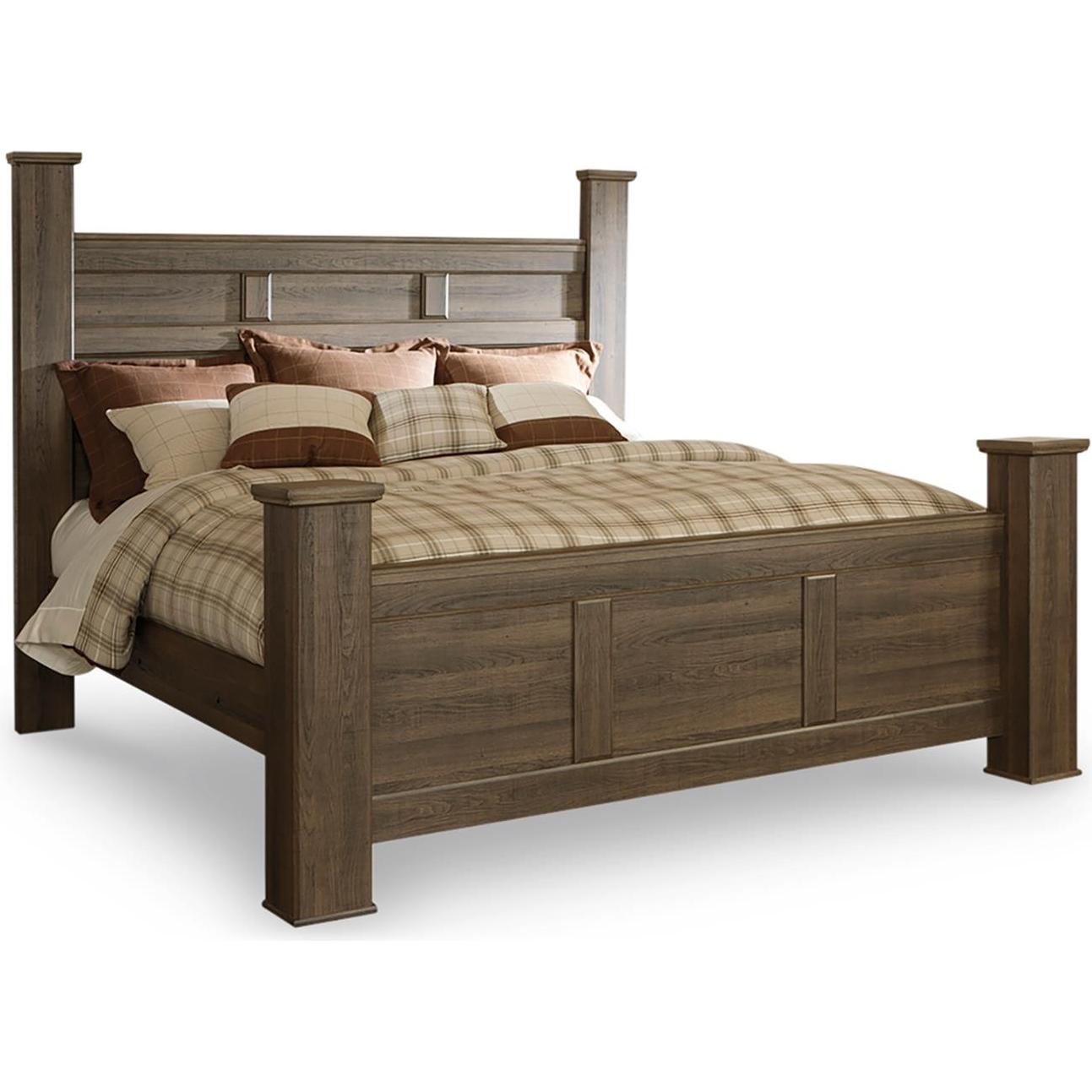  Size_California King --  Juararo B251B12 California King Poster Bed IMAGE 1