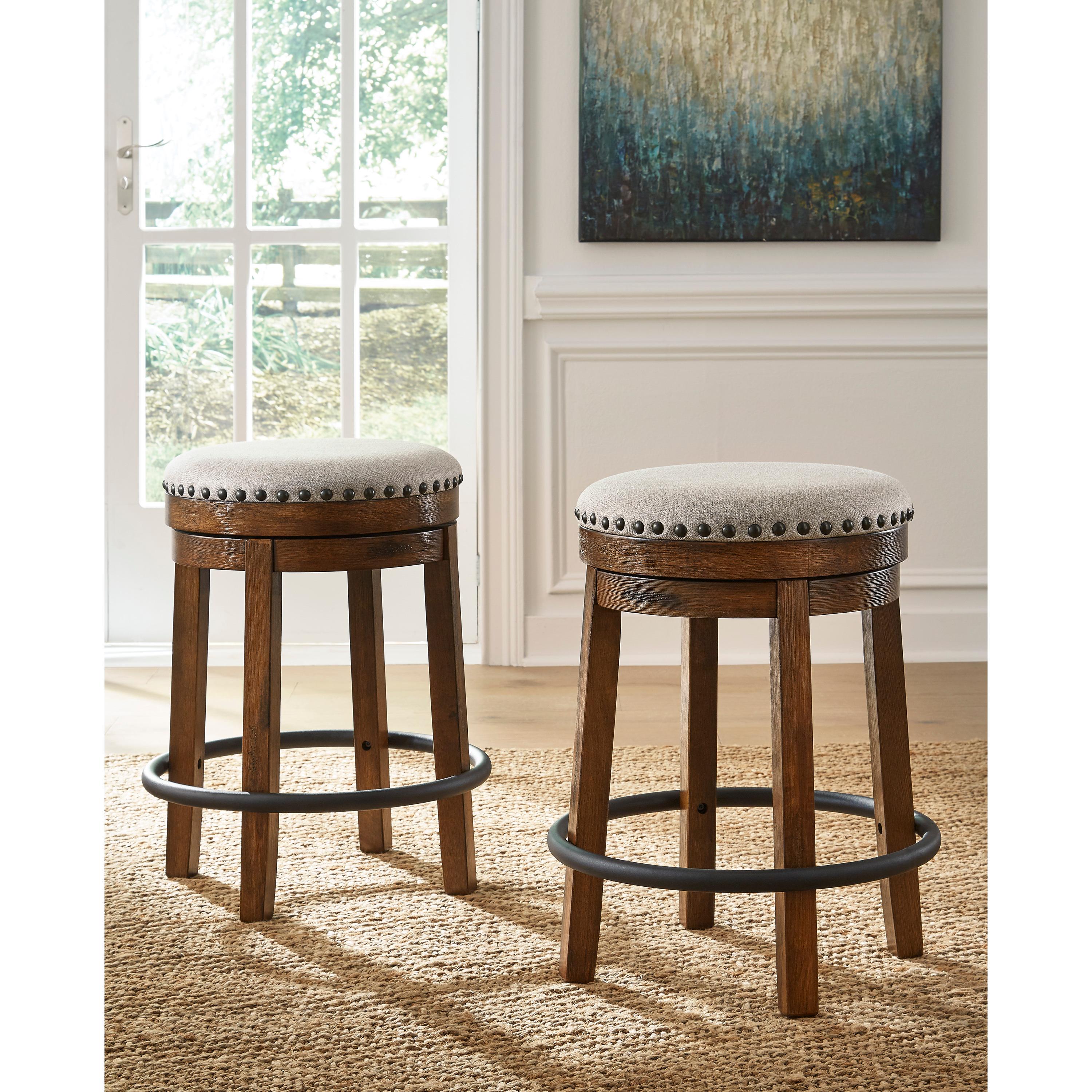  Signature Design by Ashley Valebeck D546D8 5 pc Counter Height Dining Set IMAGE 2