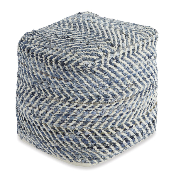 Signature Design by Ashley Chevron A1000445 Pouf