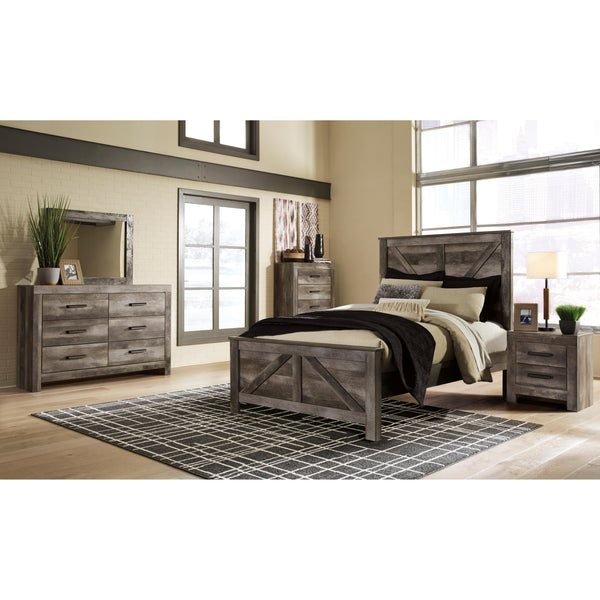 Signature Design by Ashley Wynnlow B440B26 6 pc King Crossbuck Panel Bedroom Set