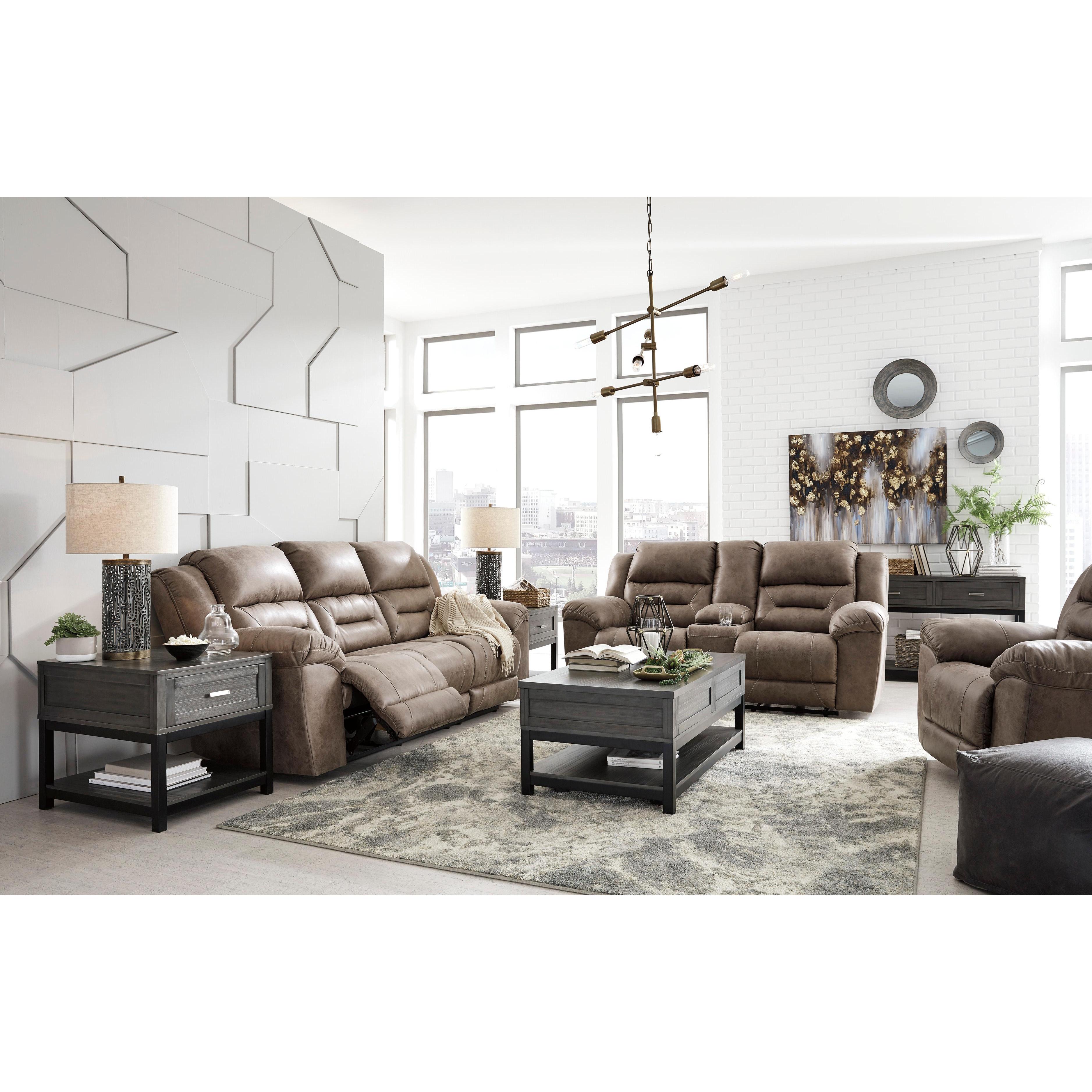  Signature Design by Ashley Stoneland 39905U2 2 pc Reclining Living Room Set IMAGE 1