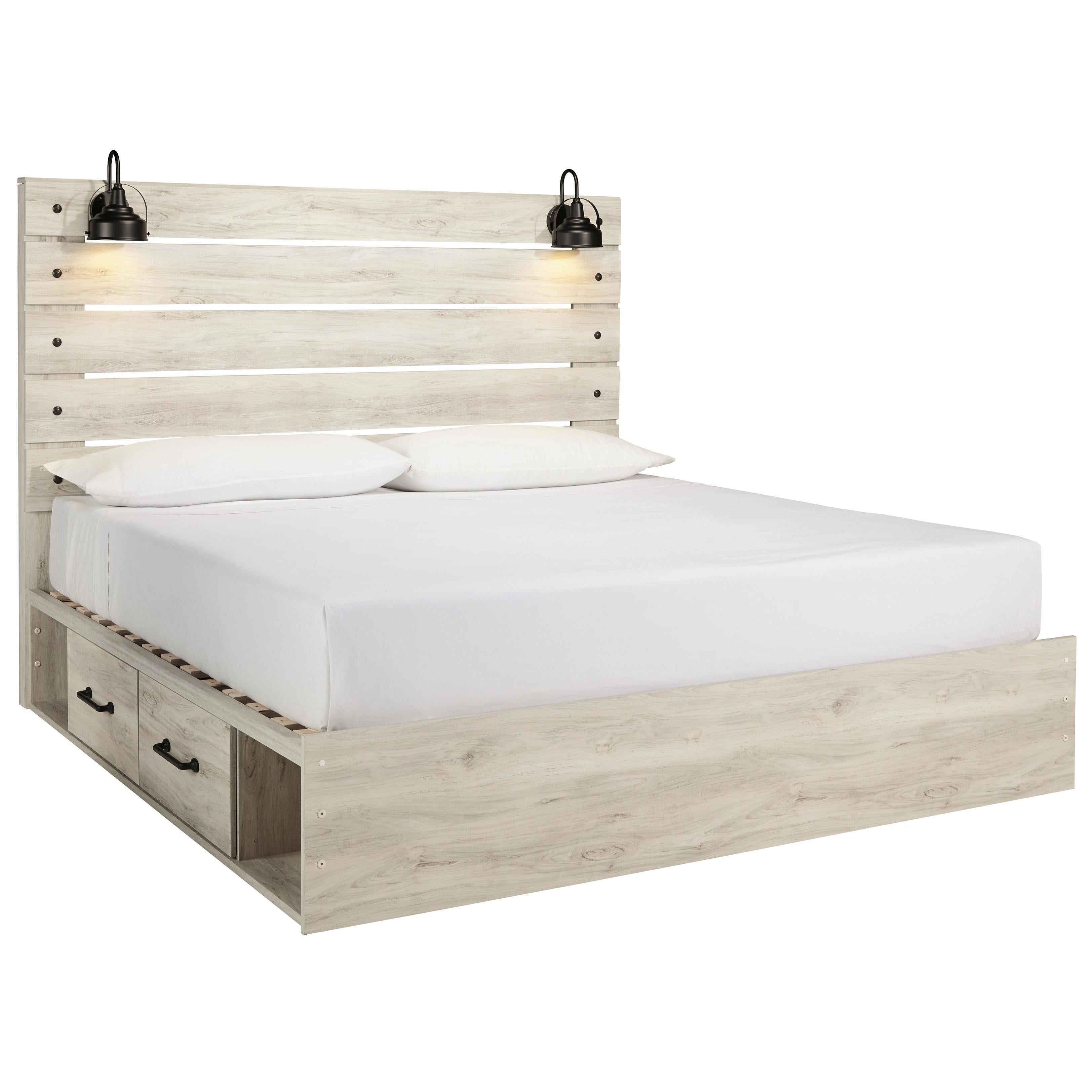  Signature Design by Ashley Cambeck B192B111 7 pc King Panel Storage Bedroom Set IMAGE 2