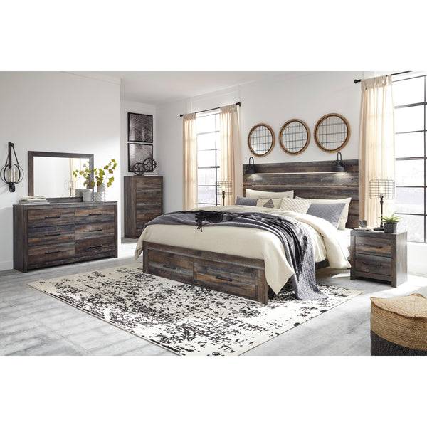 Signature Design by Ashley Drystan B211B58 5 pc King Panel Storage Bedroom Set