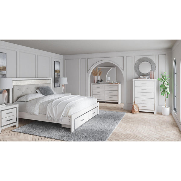 Signature Design by Ashley Altyra B2640B32 6 pc King Panel Storage Bedroom Set