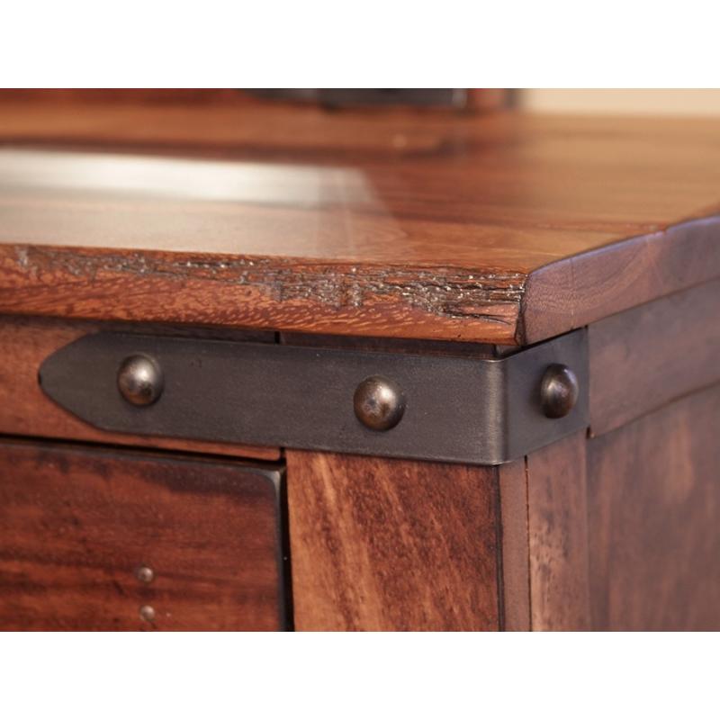  International Furniture Direct Parota 2-Drawer Nightstand IFD866NTST IMAGE 2