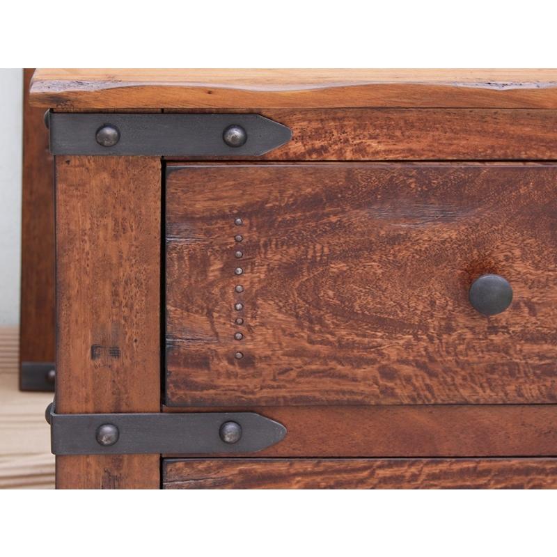  International Furniture Direct Parota 2-Drawer Nightstand IFD866NTST IMAGE 3