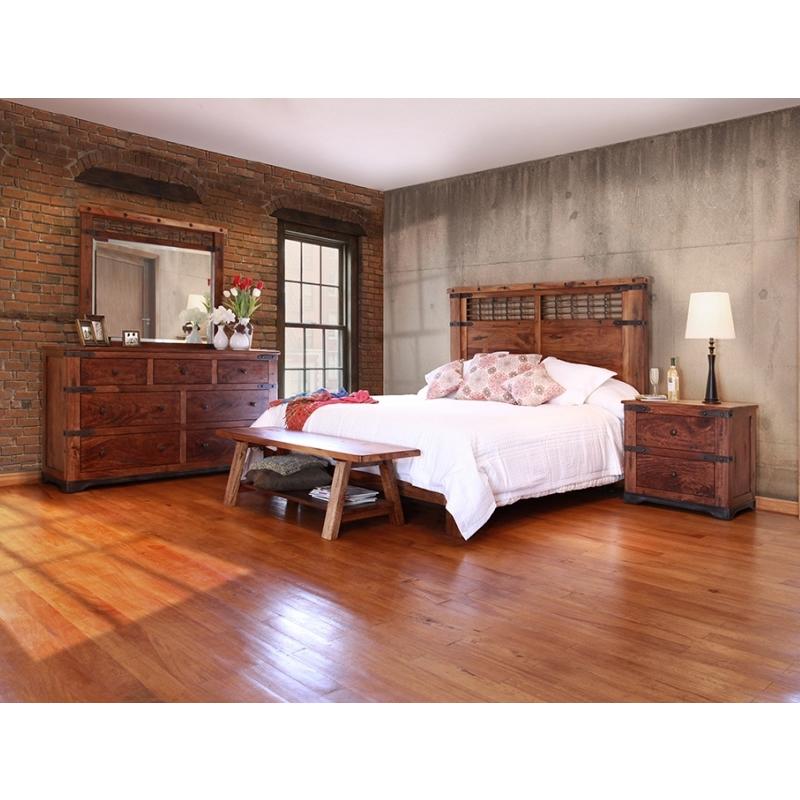  International Furniture Direct Parota Dresser Mirror IFD866MIRR IMAGE 2