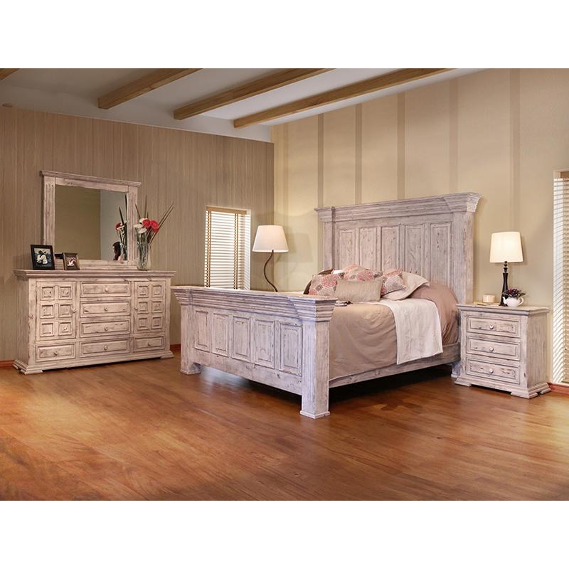  International Furniture Direct Terra White Dresser Mirror IFD1022MIRR IMAGE 3