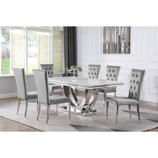Coaster Furniture 111101-S7G 7 pc Dining Set