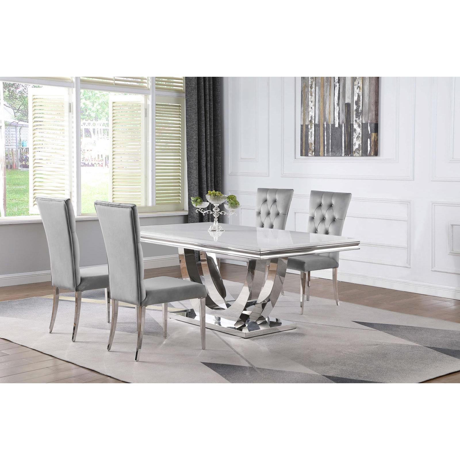  Coaster Furniture 111101-S5G 5 pc Dining Set IMAGE 1