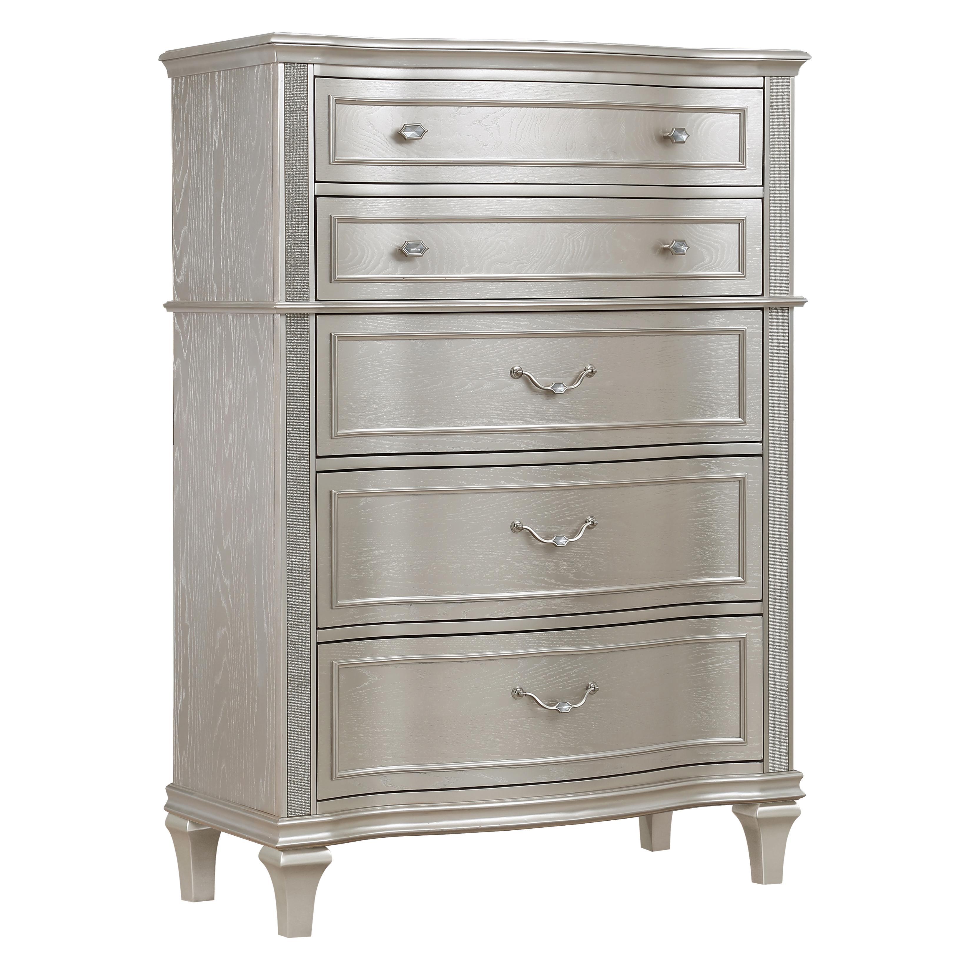  Coaster Furniture Evangeline 223391Q-S5 7 pc Queen Platform Bedroom Set IMAGE 6