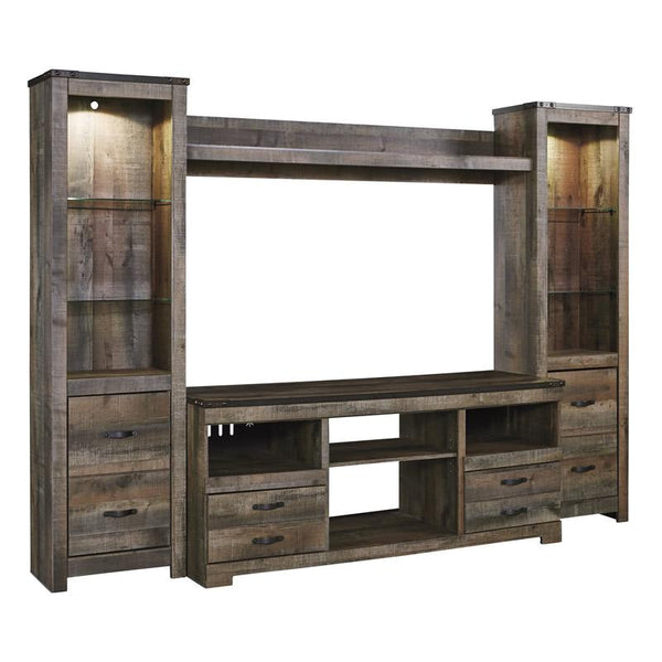 Signature Design by Ashley Trinell W446W2 4 pc Entertainment Center