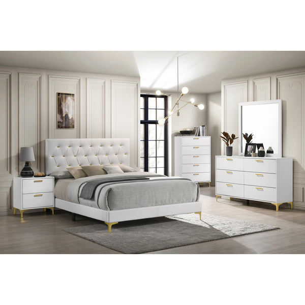 Coaster Furniture Kendall 224401KW-S5 7 pc California King Upholstered Bedroom Set