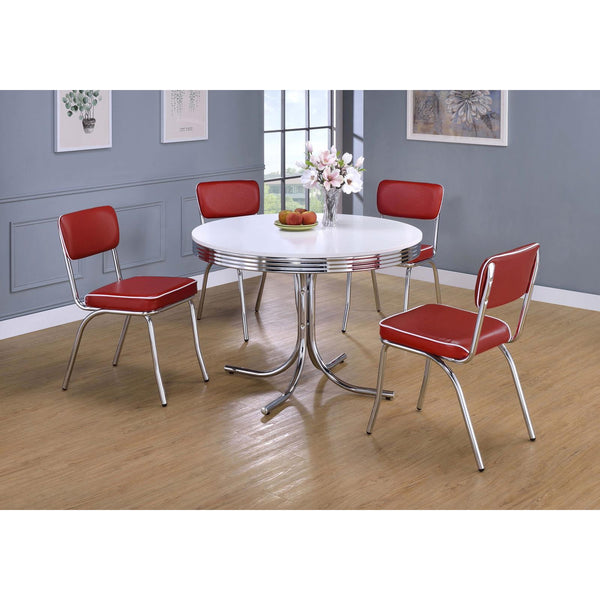 Coaster Furniture Retro 2388-S5R 5 pc dining set