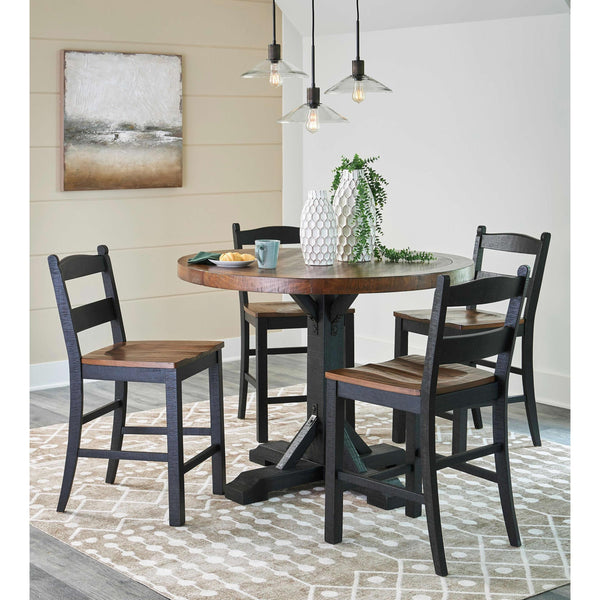 Signature Design by Ashley Valebeck D546D20 5 pc Counter Height Dining Set