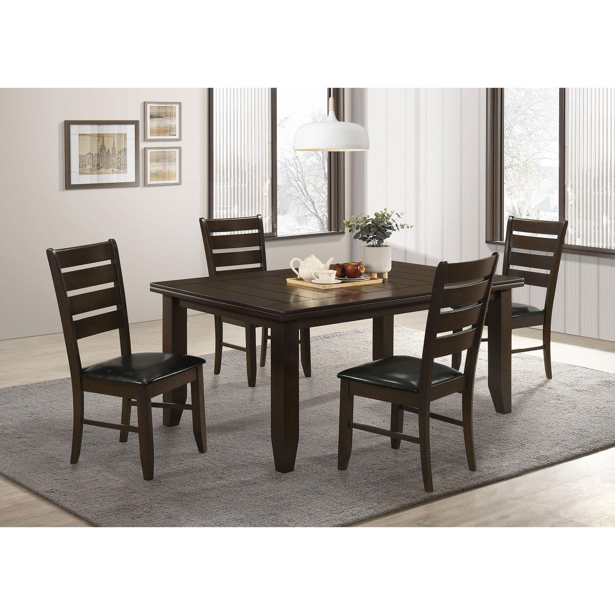  Coaster Furniture Dalila 102722 Wood Dining Side Chair - Cappuccino (Set of 2) IMAGE 11