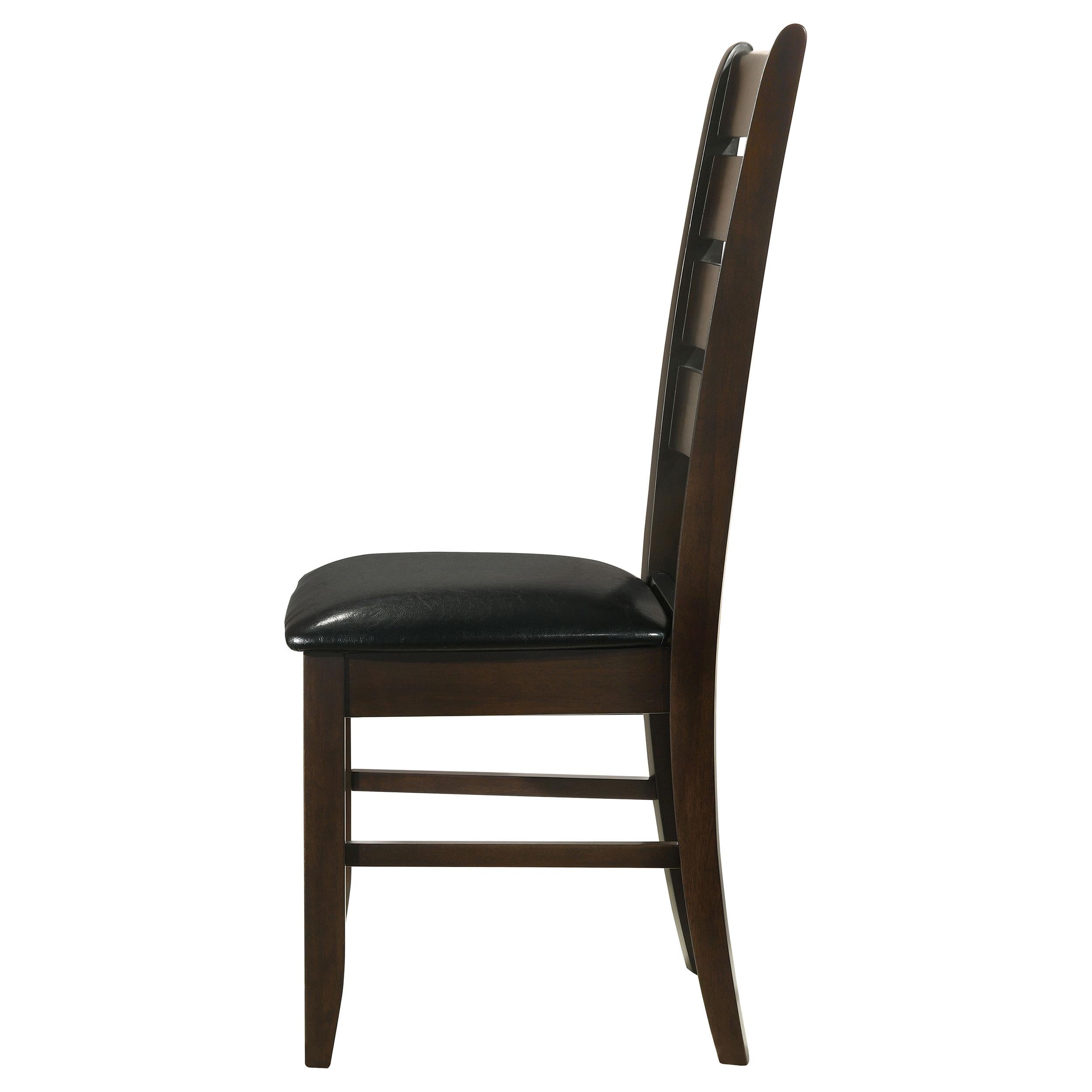  Coaster Furniture Dalila 102722 Wood Dining Side Chair - Cappuccino (Set of 2) IMAGE 4