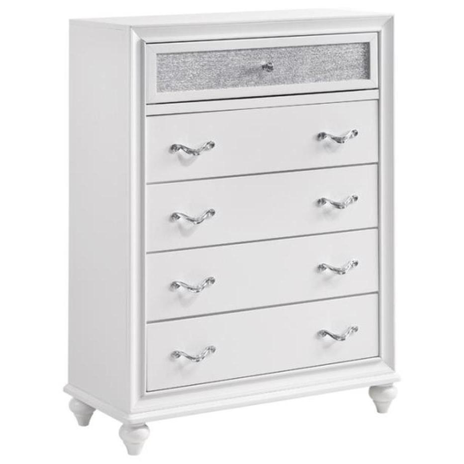  Coaster Furniture Barzini 300843KW-S5 7 pc California King Platform Bedroom set IMAGE 6