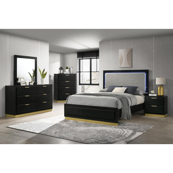 Coaster Furniture Caraway 224781KW-S5 7 pc California King Panel Bedroom Set