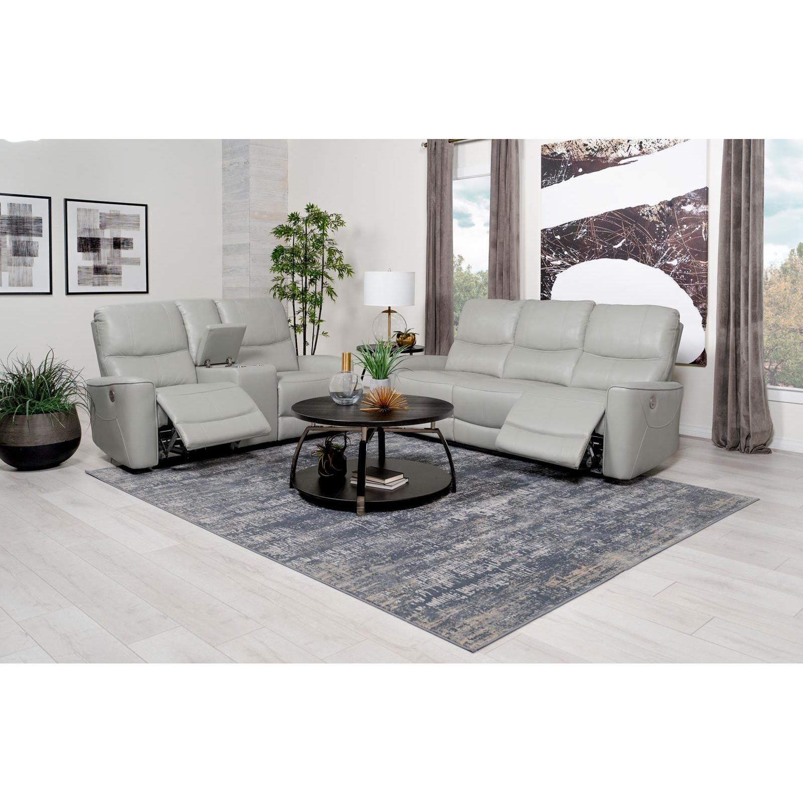  Coaster Furniture Greenfield 610261P-S2 2 pc Power Reclining Living Room Set IMAGE 2