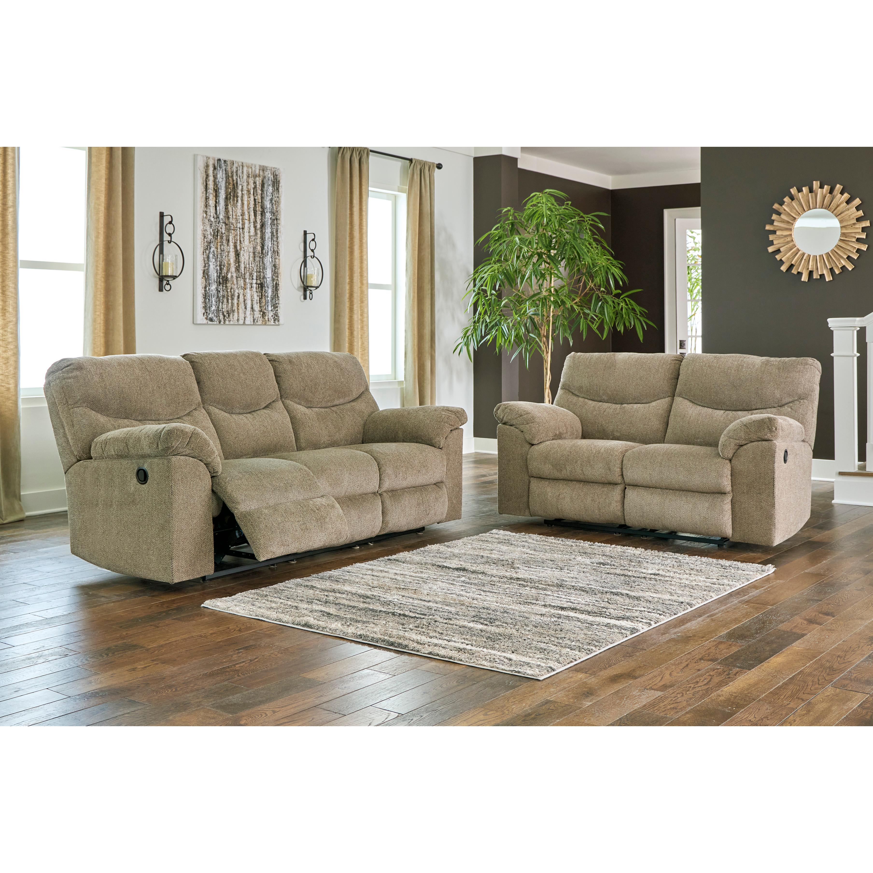  Signature Design by Ashley Alphons 28202U2 3 pc Reclining Living Room Set IMAGE 2
