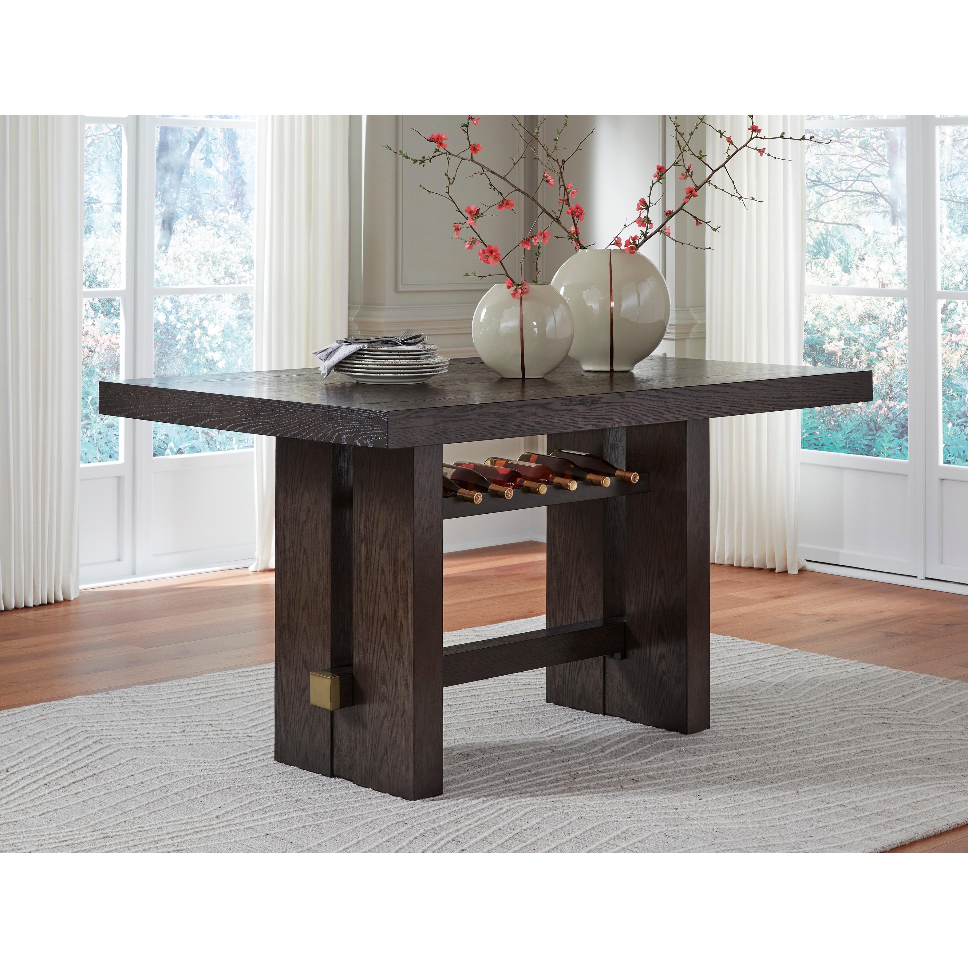  Signature Design by Ashley Burkhaus D984D6 7 pc Counter Height Dining Set IMAGE 3