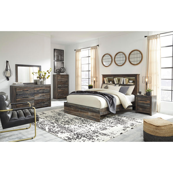 Signature Design by Ashley Drystan B211 8 pc Queen Bookcase Bedroom Set