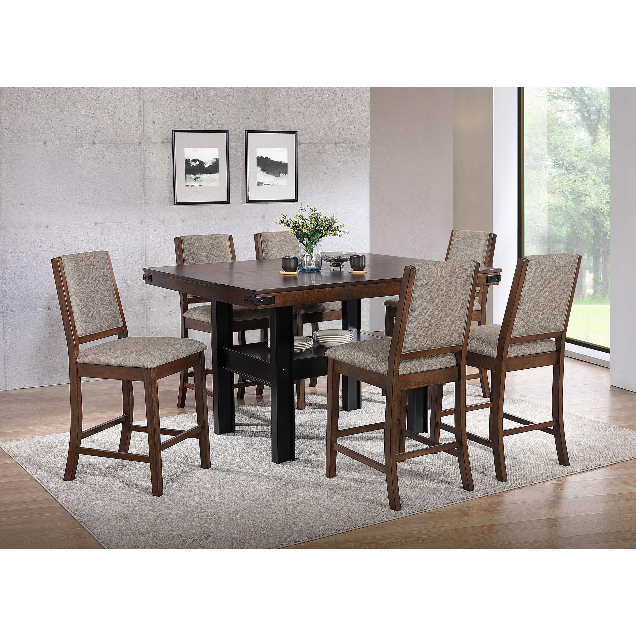  Coaster Furniture Patterson 108888-S7 7 pc Dining Set IMAGE 1