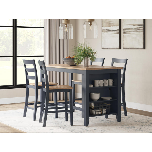 Signature Design by Ashley Gesthaven D399D2 5 pc Counter Height Dining Set