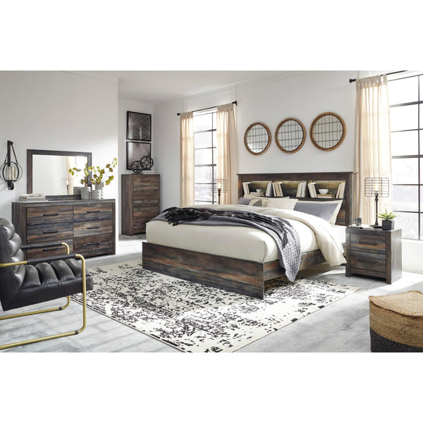 Signature Design by Ashley Drystan B211 6 pc King Bookcase Bedroom Set