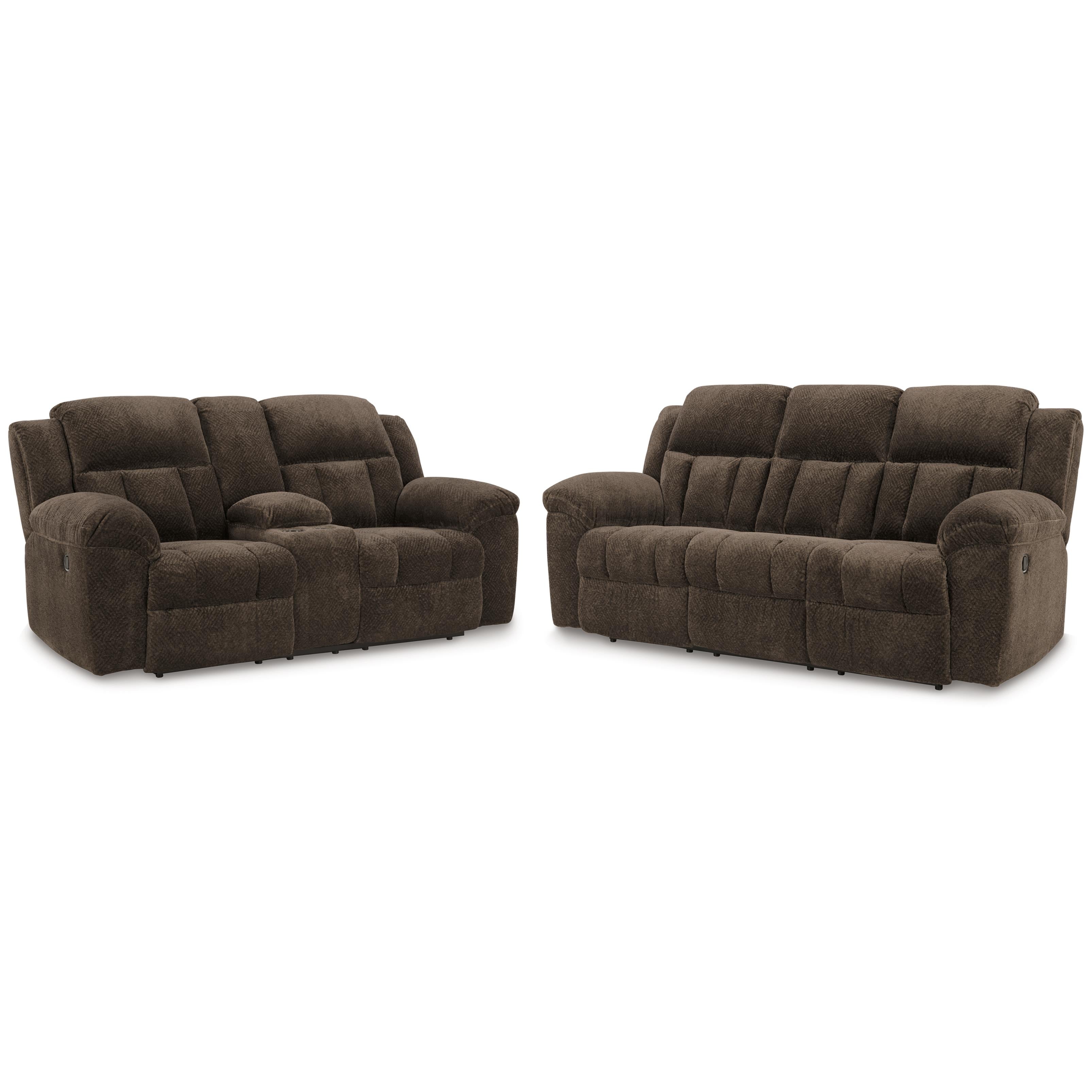  Signature Design by Ashley Frohn 37407U1 2 pc Reclining Living Room Set IMAGE 1
