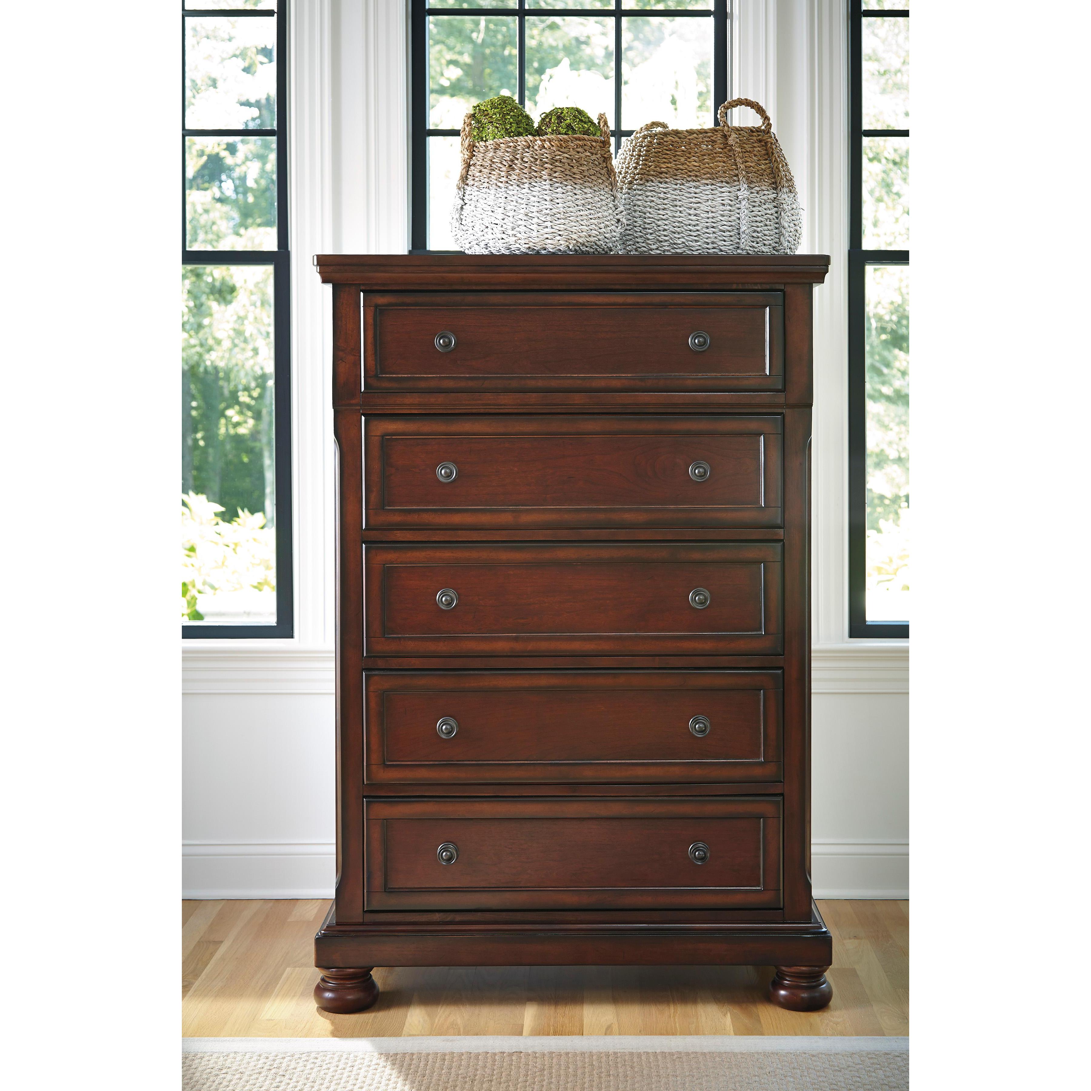  Millennium Porter B697B37 6 pc King Panel Bedroom Set IMAGE 4