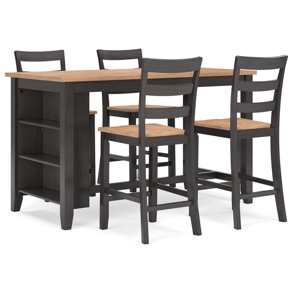 Signature Design by Ashley Gesthaven D396D2 5 pc Counter Height Dining Set