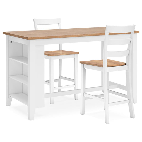 Signature Design by Ashley Gesthaven D398D3 3 pc Counter Height Dining Set