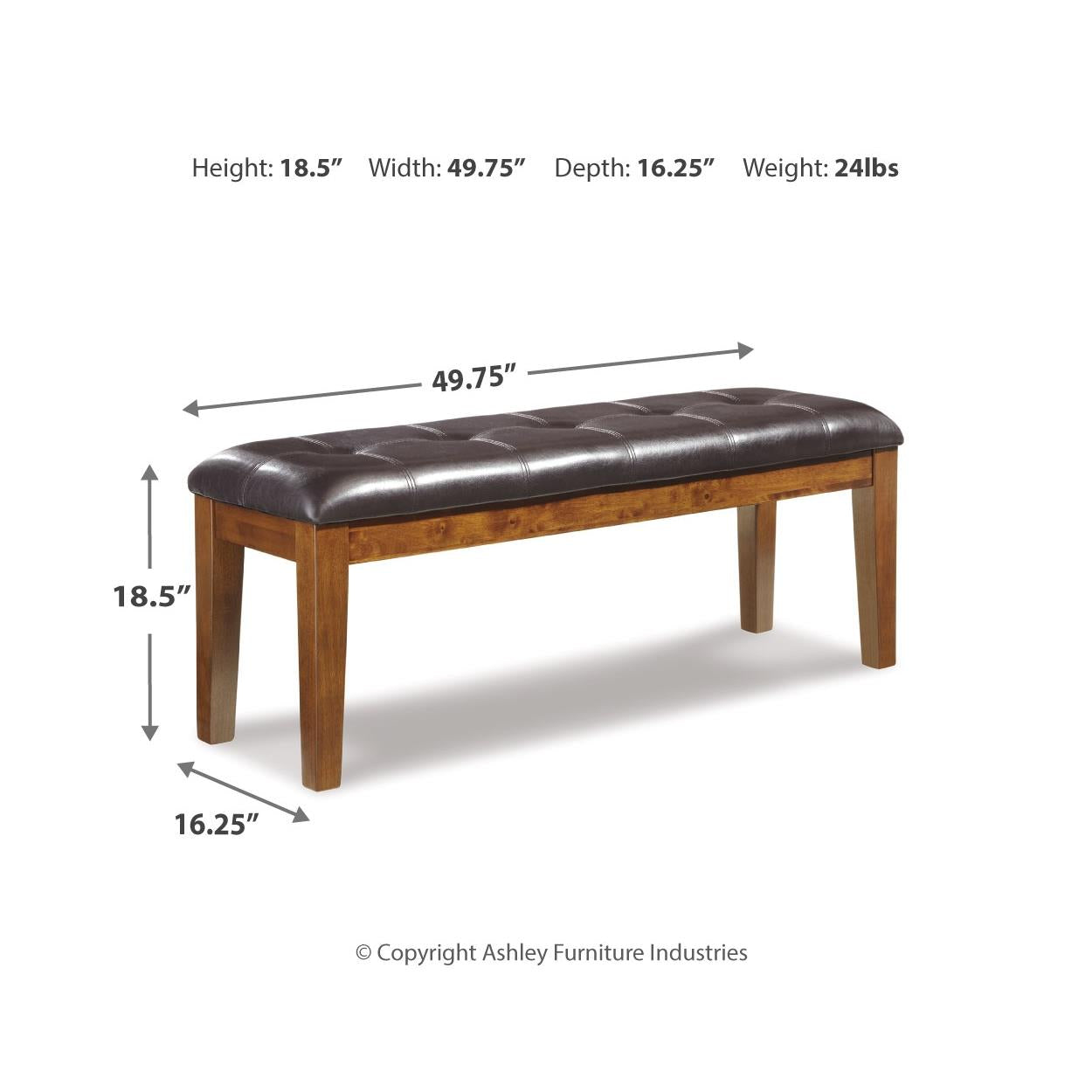  Signature Design by Ashley Ralene D594D10 8 pc Dining Set IMAGE 7