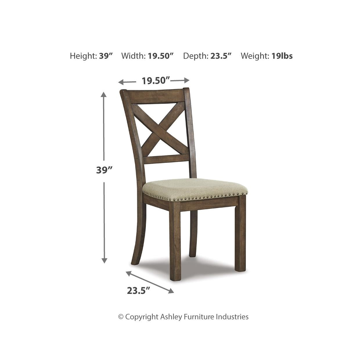  Signature Design by Ashley Moriville D631D11 7 pc Dining Set IMAGE 6