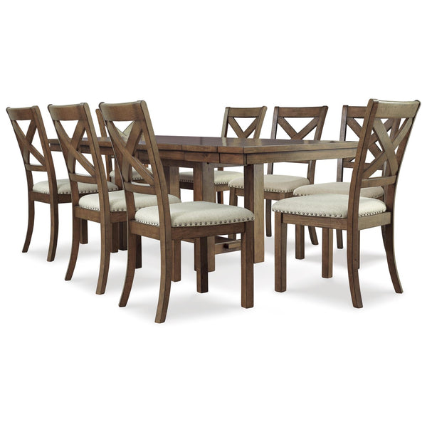 Signature Design by Ashley Moriville D631D13 9 pc Dining Set