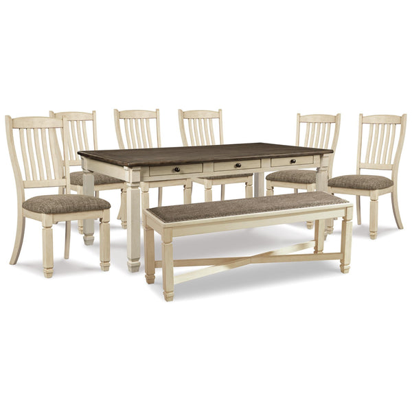 Signature Design by Ashley Bolanburg D647D26 6 pc Dining Set