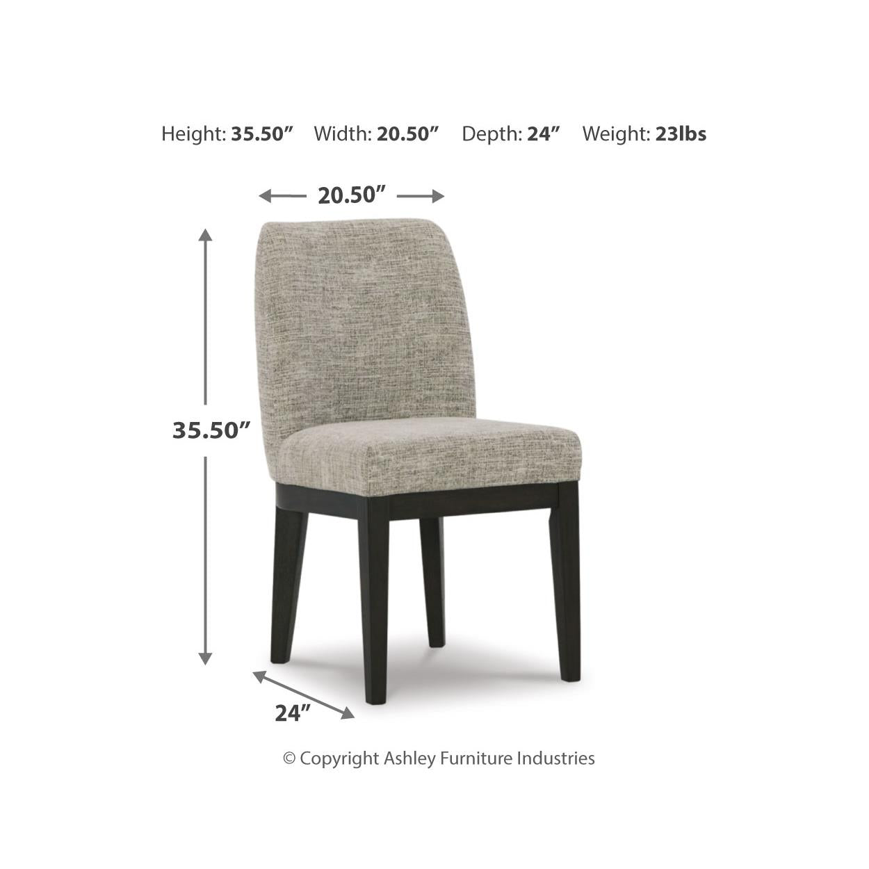  Signature Design by Ashley Burkhaus D984D7 9 pc Dining Set IMAGE 15