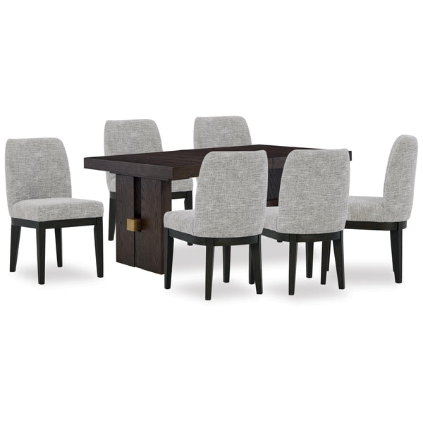 Signature Design by Ashley Burkhaus D984D8 7 pc Dining Set