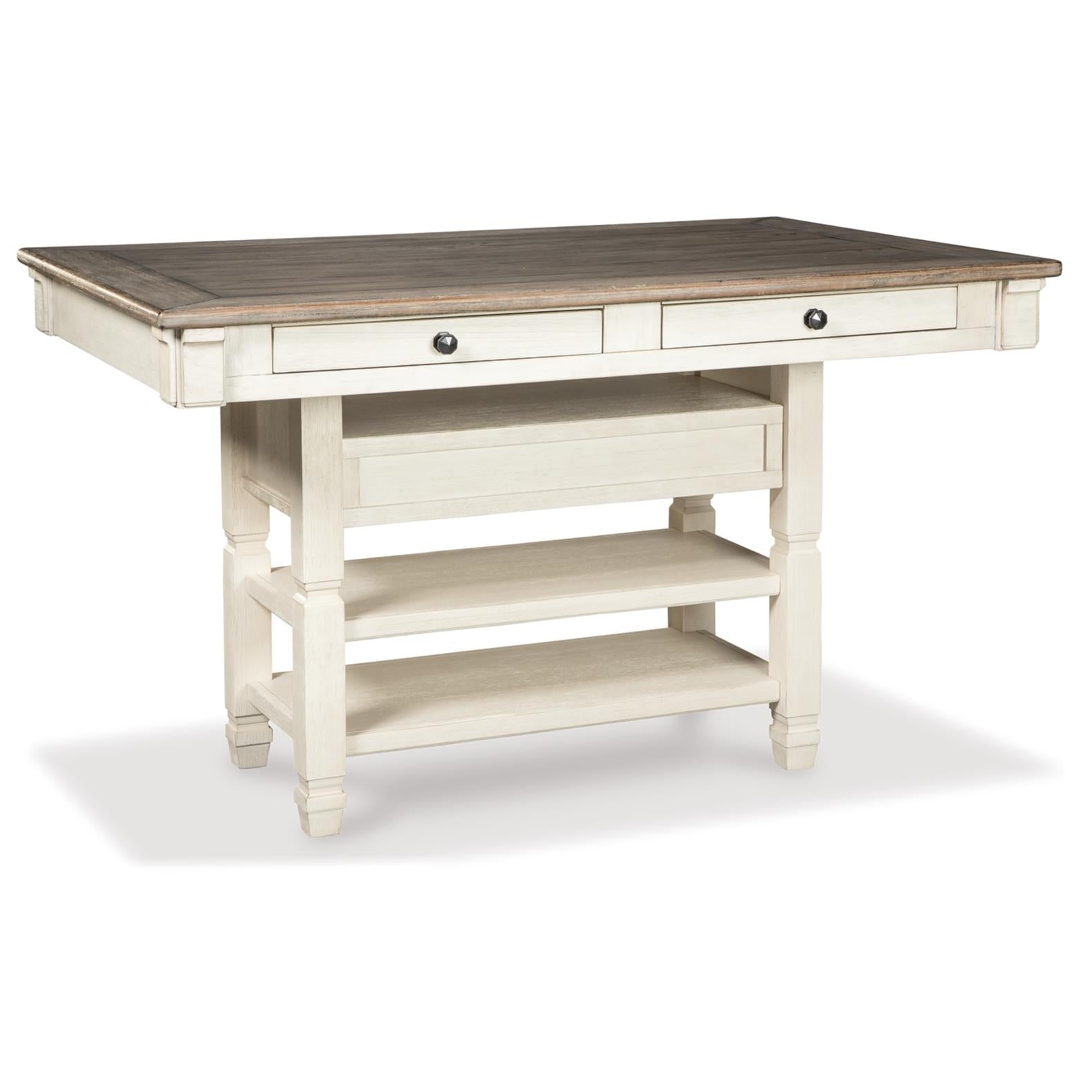  Signature Design by Ashley Bolanburg D647D21 6 pc Counter Height Dining Set IMAGE 6