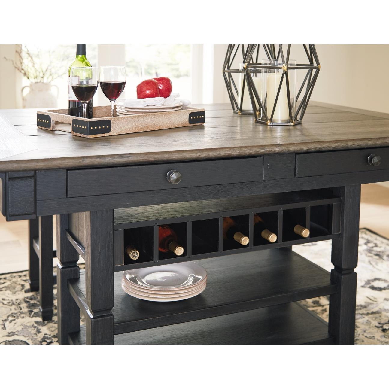  Signature Design by Ashley Tyler Creek D736D8 6 pc Counter Height Dining Set IMAGE 8