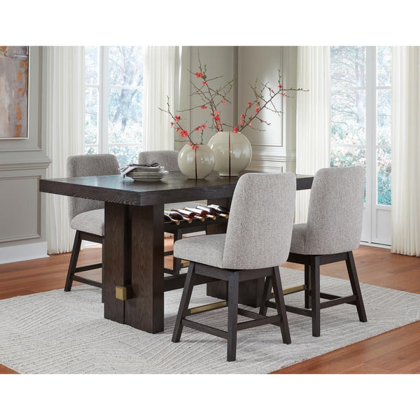 Signature Design by Ashley Burkhaus D984D5 5 pc Counter Height Dining Set