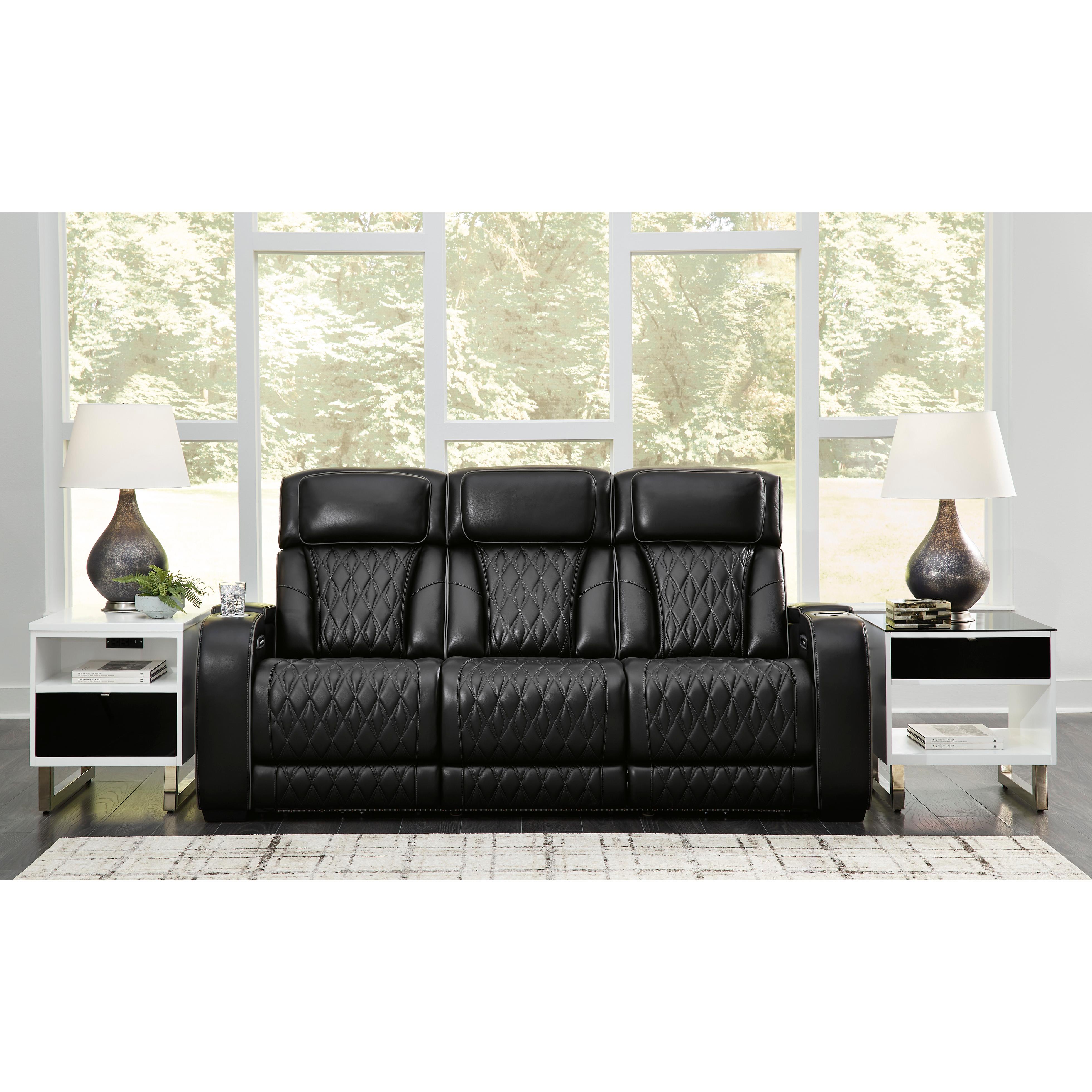  Signature Design by Ashley Boyington U27106U1 2 pc Power Reclining Living Room Set IMAGE 3
