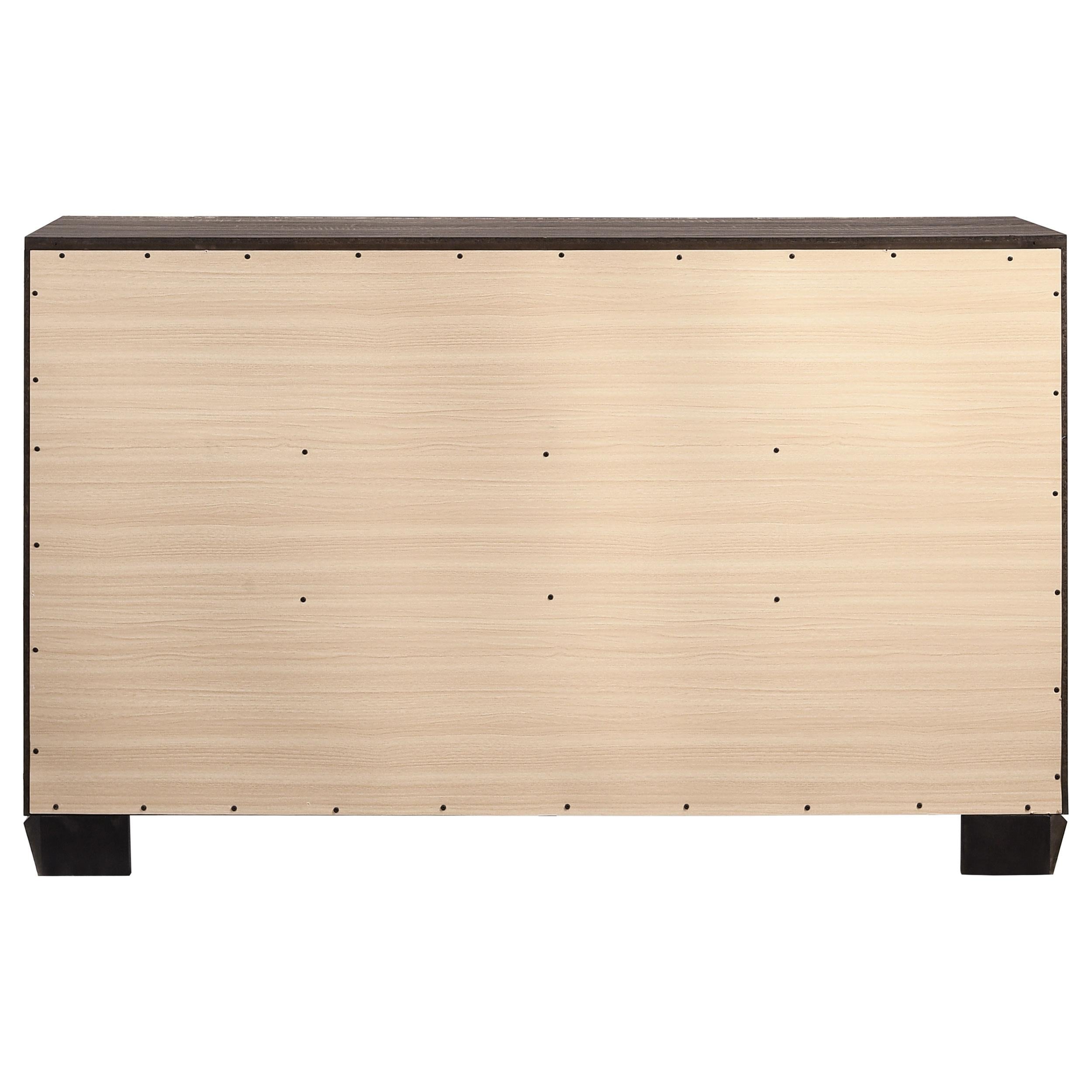  Coaster Furniture Kauffman 204193 6-Drawer Dresser - Washed Taupe IMAGE 6