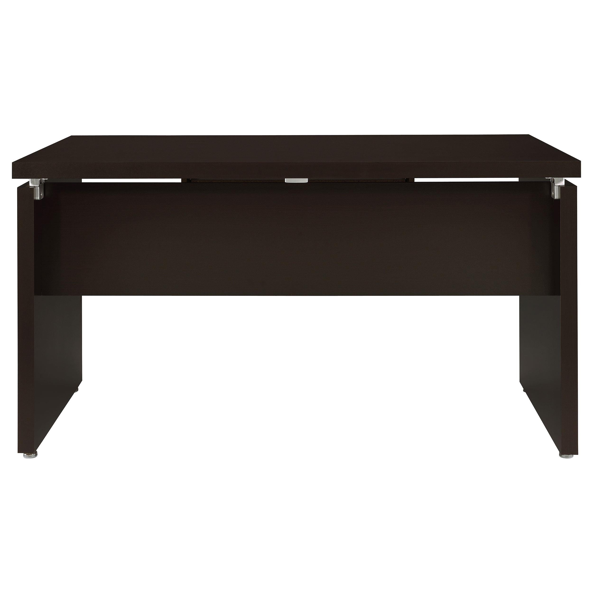 Coaster Furniture Skylar 800891 55-inch Computer Desk with Keyboard Drawer - Cappuccino IMAGE 7