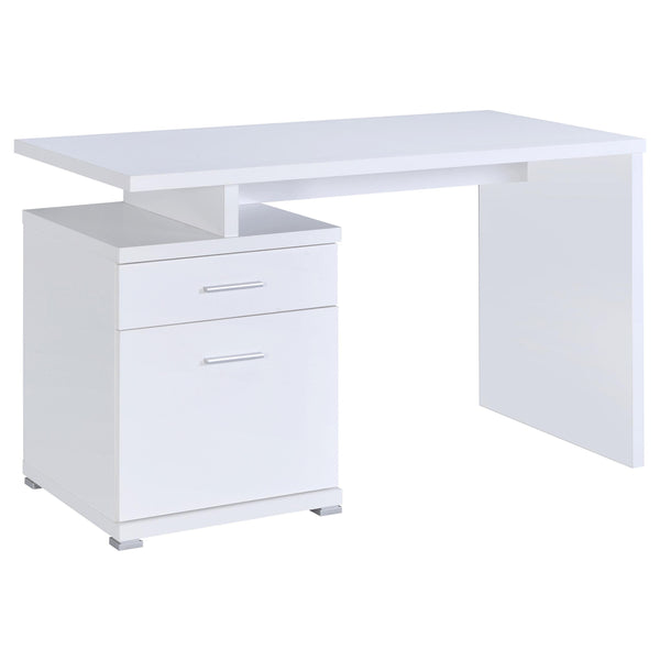 Coaster Furniture Irving 800110 47-inch 2-Drawer Office Computer Desk - White