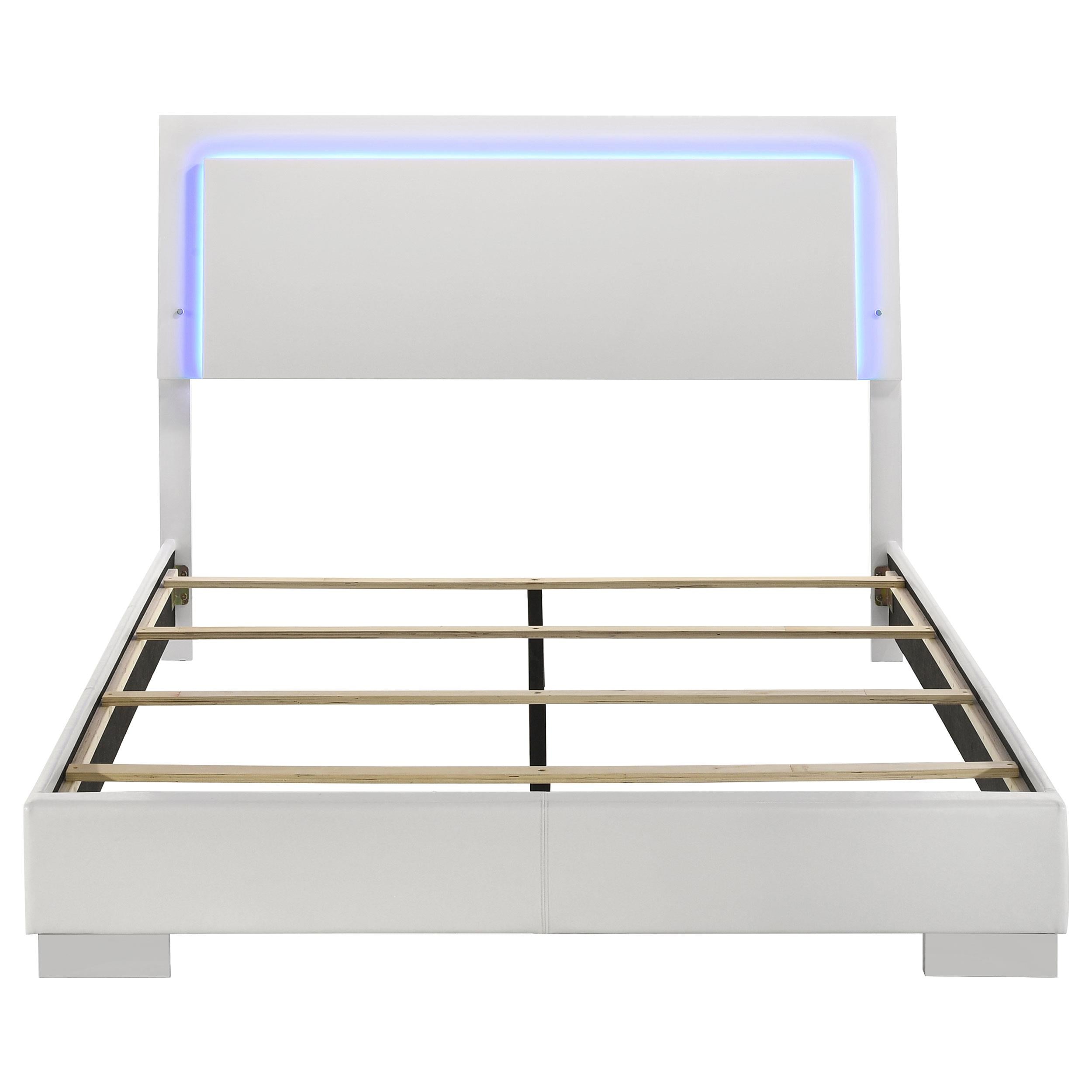  Size_Queen --  Coaster Furniture Felicity Panel Bed IMAGE 3